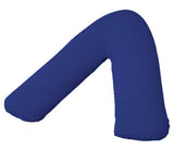 V Shape Pillow Case - Anti Allergy Triangle Pillow for Nursing, Maternity & Pregnancy – Extra Hollowfibre Cushioning to Supports Neck Head Blue Pillows - Tophatter Daily Deals