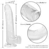 Size Queen 8 Inch Realistic Dong in Ivory > Dildos > Realistic Dildos - Tophatter Daily Deals