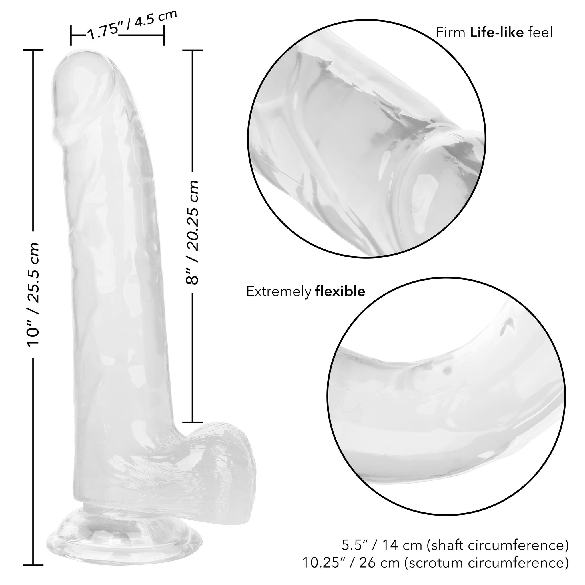Size Queen 8 Inch Realistic Dong in Ivory > Dildos > Realistic Dildos - Tophatter Daily Deals