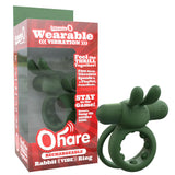 Ohare (Black | Blue | Green) – Rechargeable Silicone Rabbit Vibrating Cock Ring > Cock Ring > Vibrating - Tophatter Daily Deals