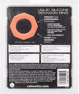Alpha Liquid Silicone Sexagon Ring Orange Stretchy Comfortable Enhancer > Cock Ring > Single - Tophatter Daily Deals