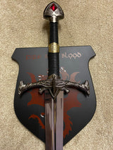 House Of The Dragon - Aegon The Conqueror Blackfyre Sword - Tophatter Daily Deals
