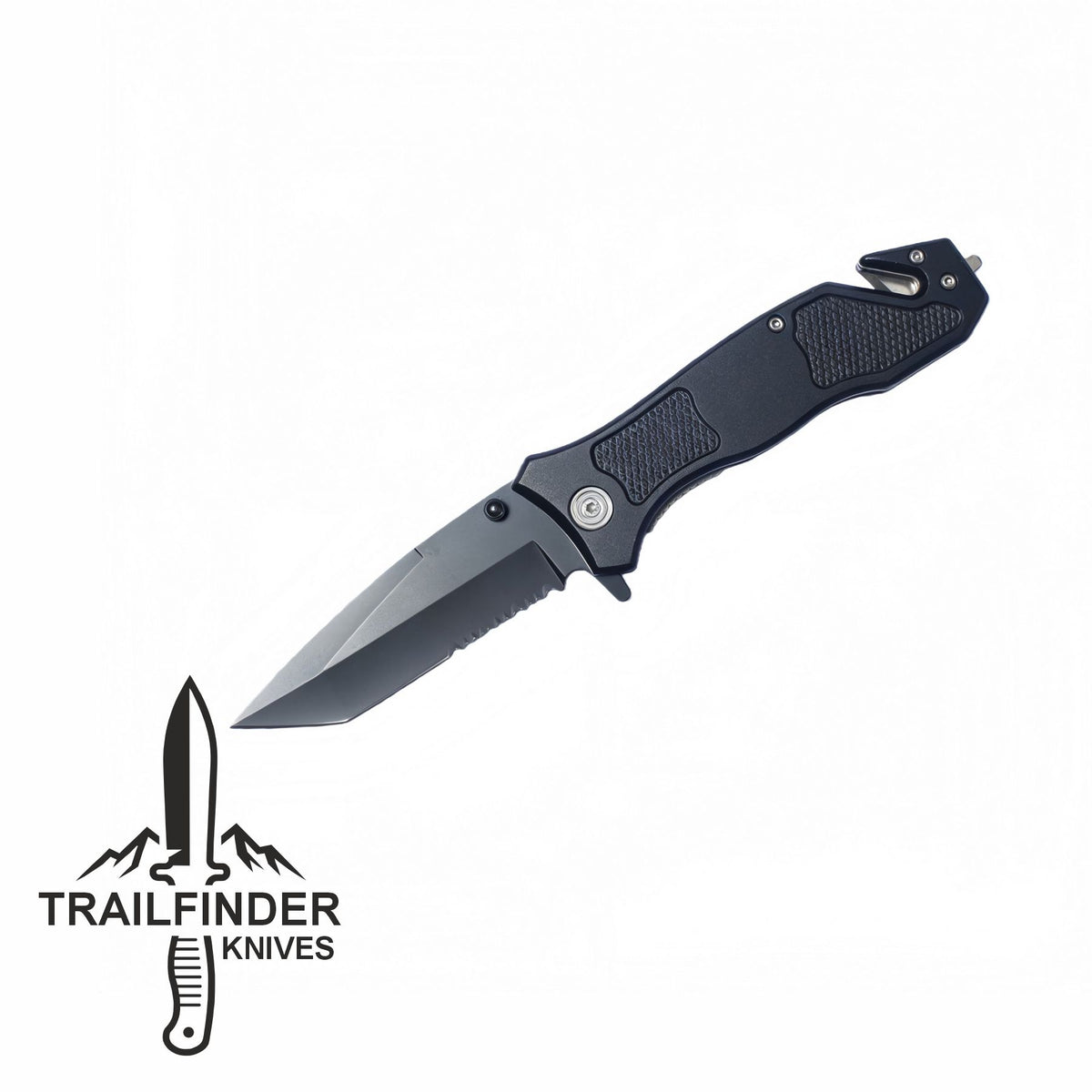 Trailfinder - Folding Rescue Knife V2 Folding Knife - Tophatter Daily Deals