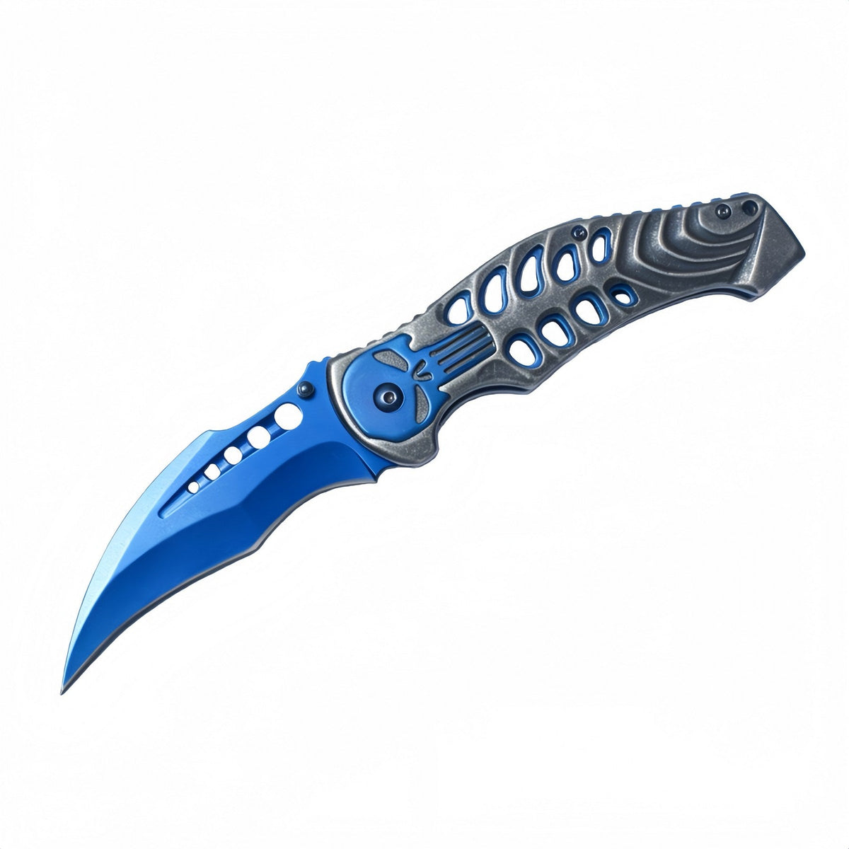 The Punisher - Folding Knife (Titanium) Folding Knife - Tophatter Daily Deals