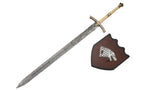 Game Of Thrones - Ned Stark Ice (White Handle) Fantasy Sword - Tophatter Daily Deals