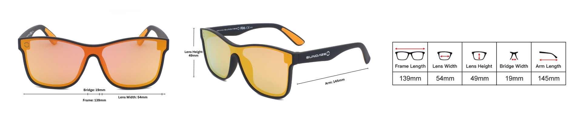 Sundaze Rays Acapulco Gold Sunglasses Sunglasses - Tophatter Daily Deals
