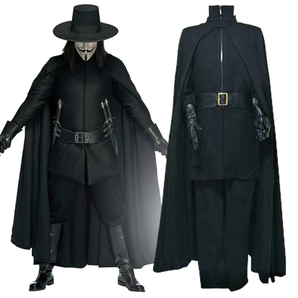 V for Vendetta V Cosplay Costume Costume - Tophatter Daily Deals