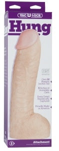 Vac-U-Lock Attachment Hung White 12.5 Inch > Dildos > Oversized Toys - Tophatter Daily Deals