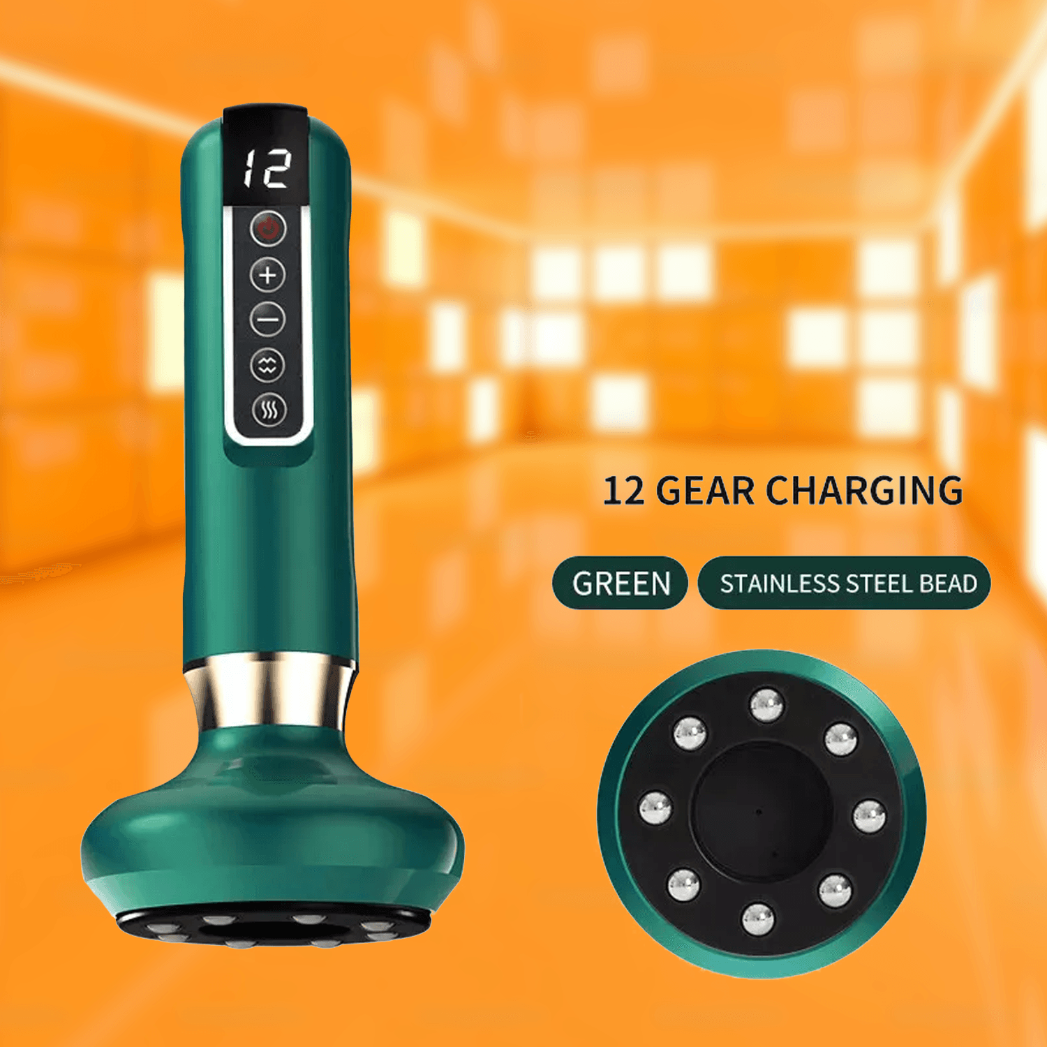 Electric Cupping Therapy Machine - 12 levels Electric Cupping Massager Vacuum Suction Cup anti Cellulite Beauty Health Care - Tophatter Daily Deals