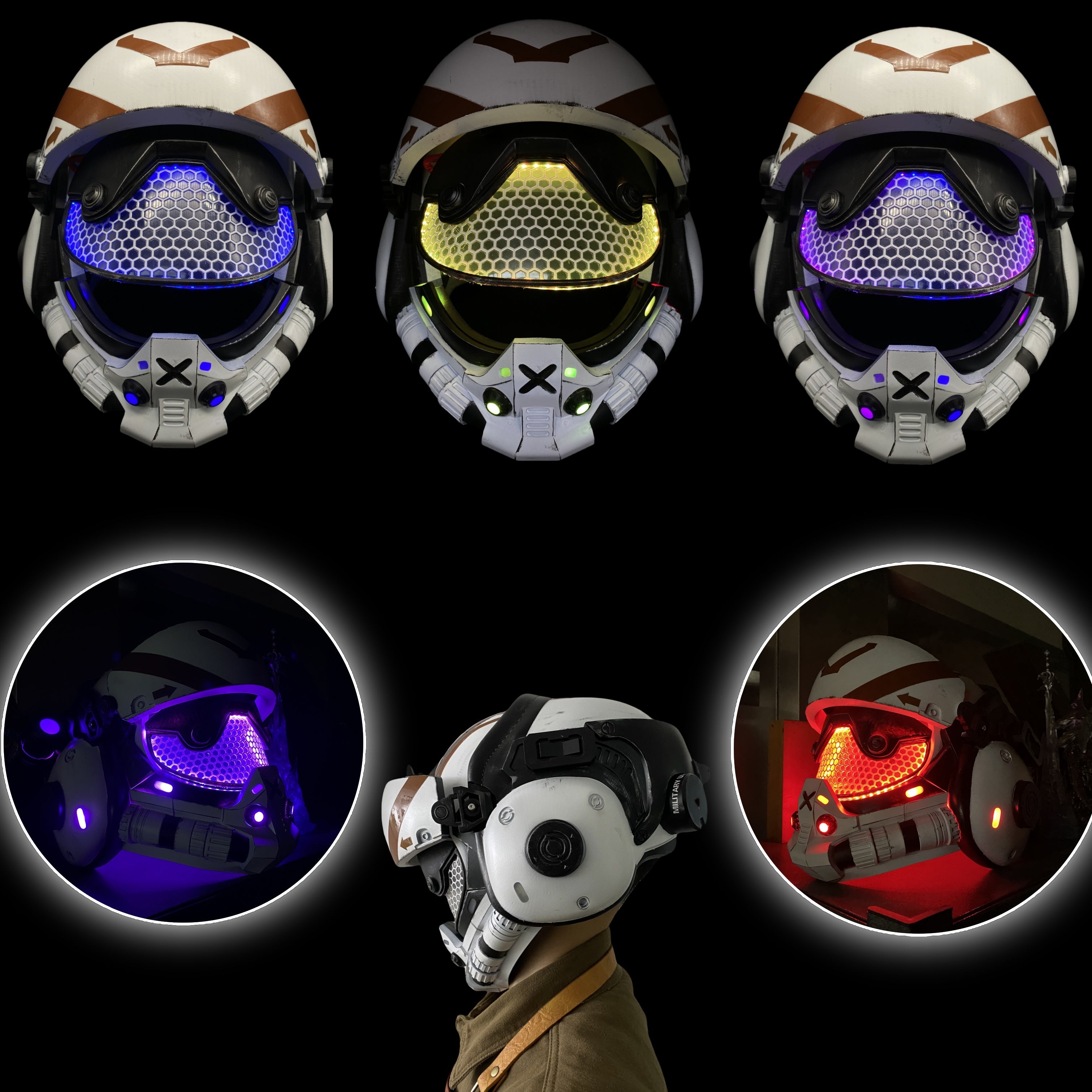 3D-Printed Valkyrie Helmet TF2 Pilot Helmet Replica - Tophatter Daily Deals