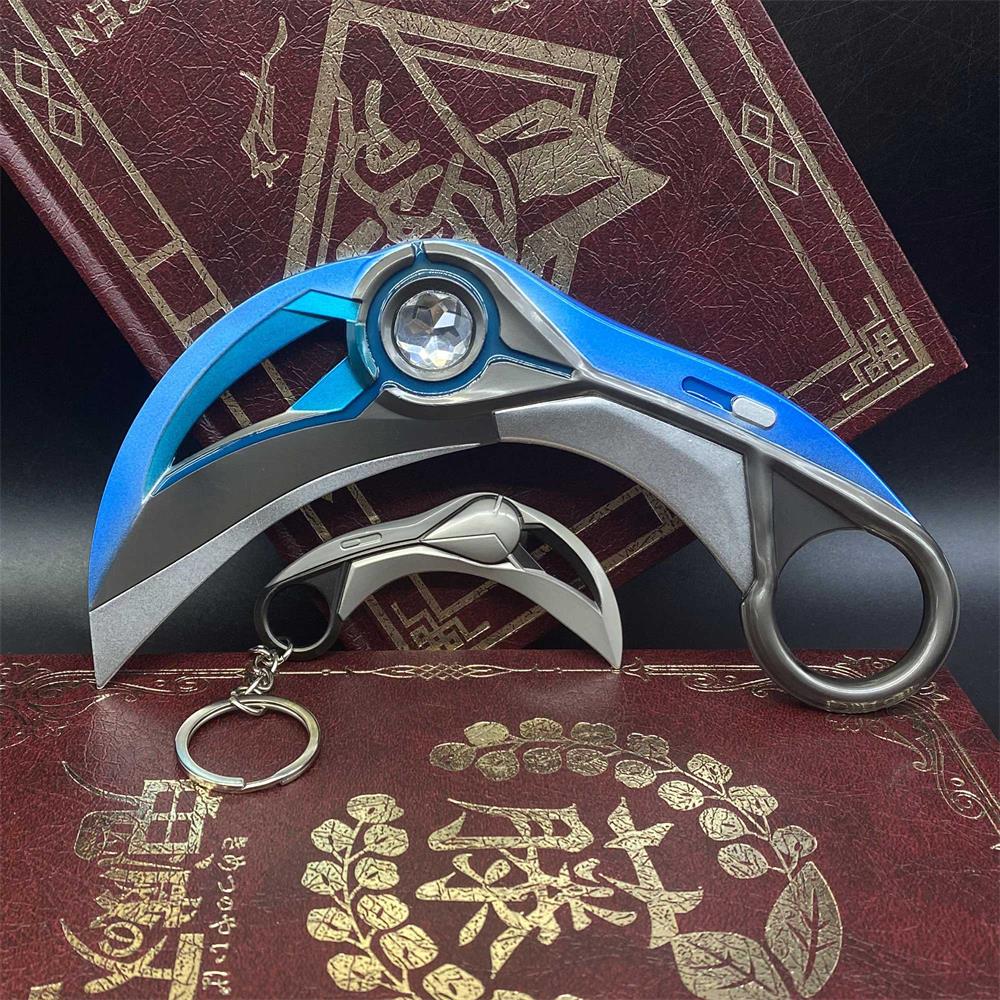 Metal Luminous Ion Karambit Replica Knife & Keychain - Tophatter Daily Deals