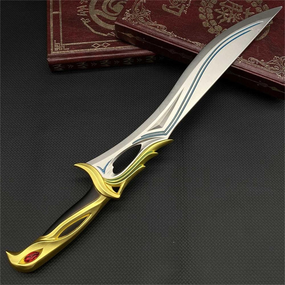 Val Game Knife Handicrafts Metal Game Skin Knife Gamer Gift Sovereign Knife - Tophatter Daily Deals