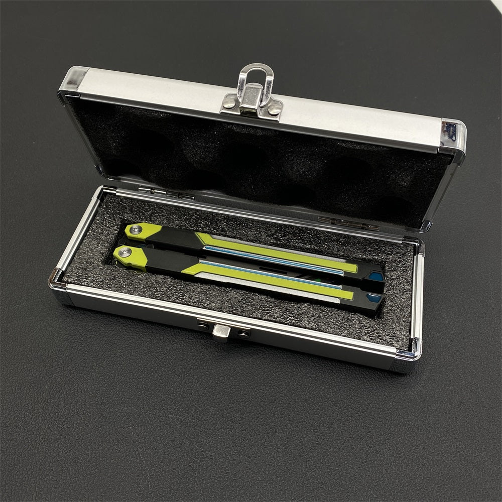 High-End RGX Balisong Trainer RGX Knife 2.0 CNC Aluminum Alloy Version - Tophatter Daily Deals