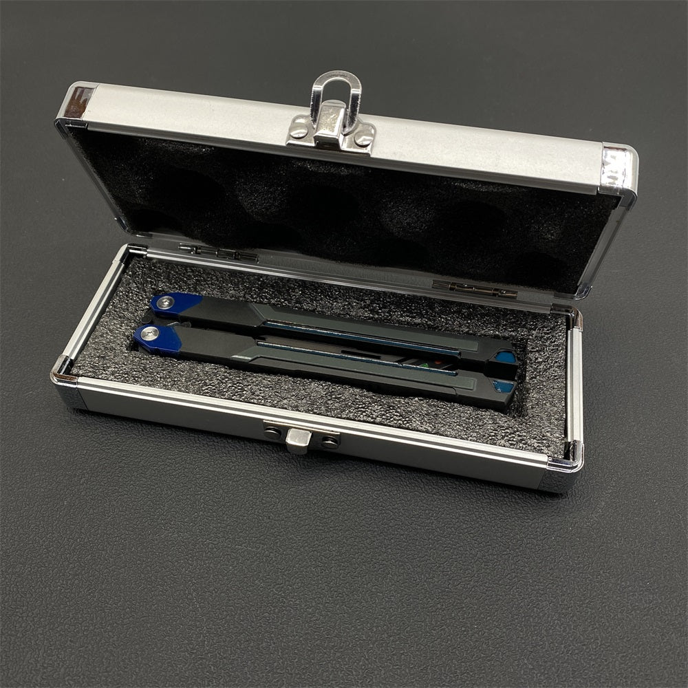 High-End RGX Balisong Trainer RGX Knife 2.0 CNC Aluminum Alloy Version - Tophatter Daily Deals