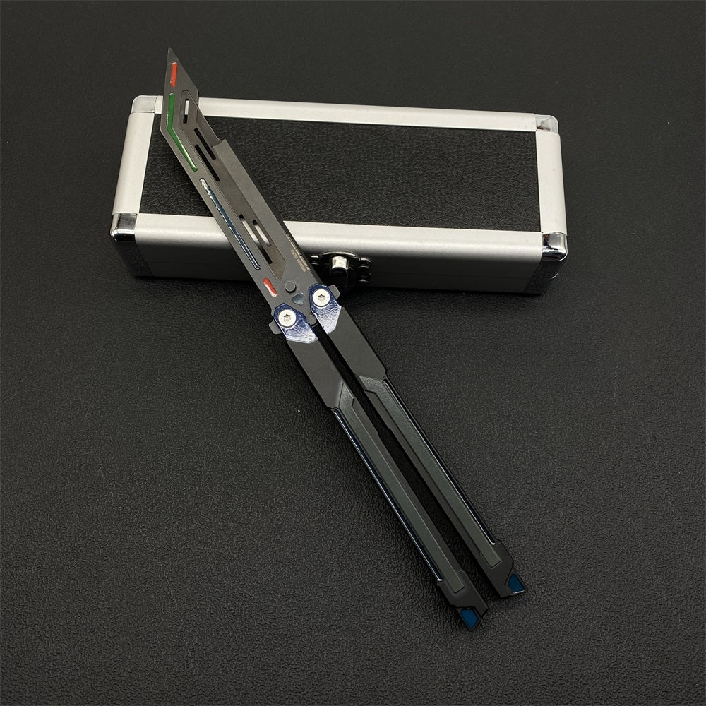 High-End RGX Balisong Trainer RGX Knife 2.0 CNC Aluminum Alloy Version - Tophatter Daily Deals