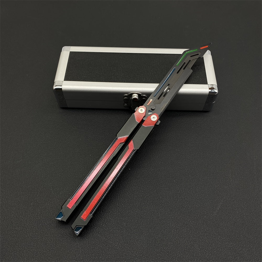 High-End RGX Balisong Trainer RGX Knife 2.0 CNC Aluminum Alloy Version - Tophatter Daily Deals
