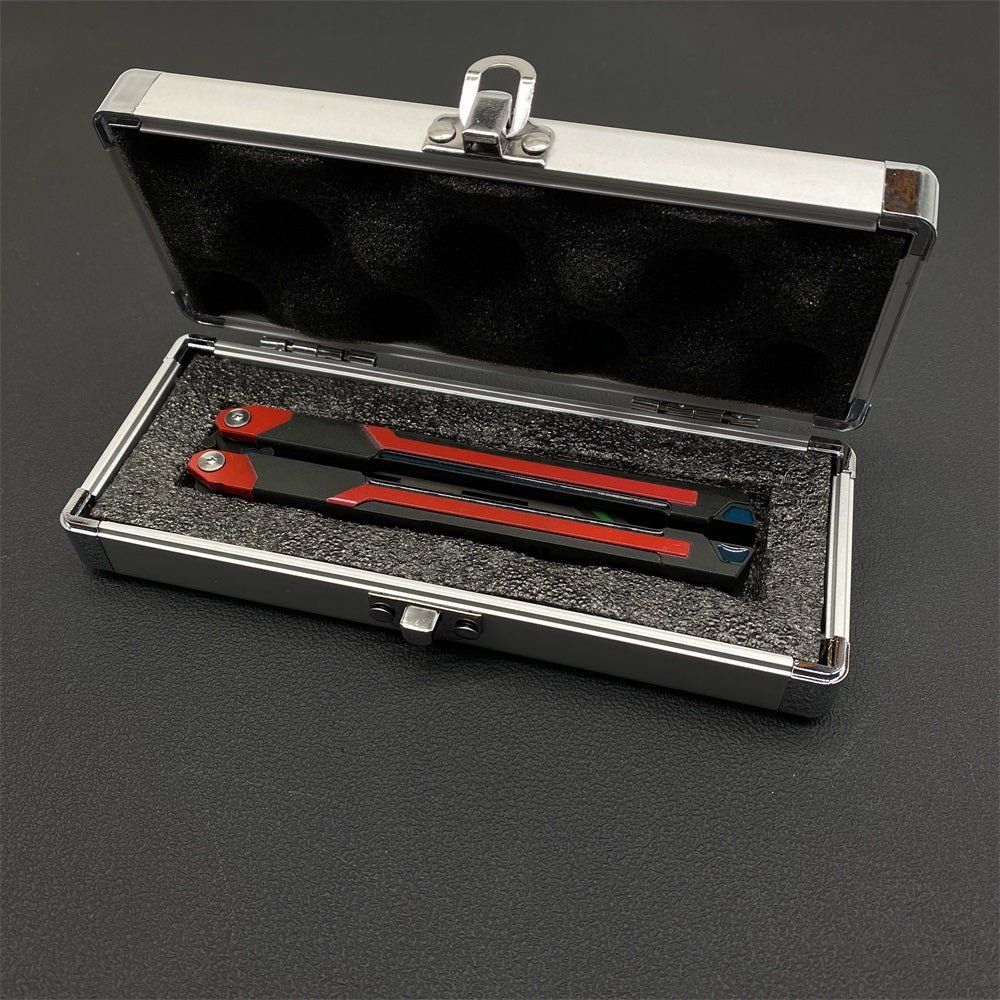 High-End RGX Balisong Trainer RGX Knife 2.0 CNC Aluminum Alloy Version - Tophatter Daily Deals