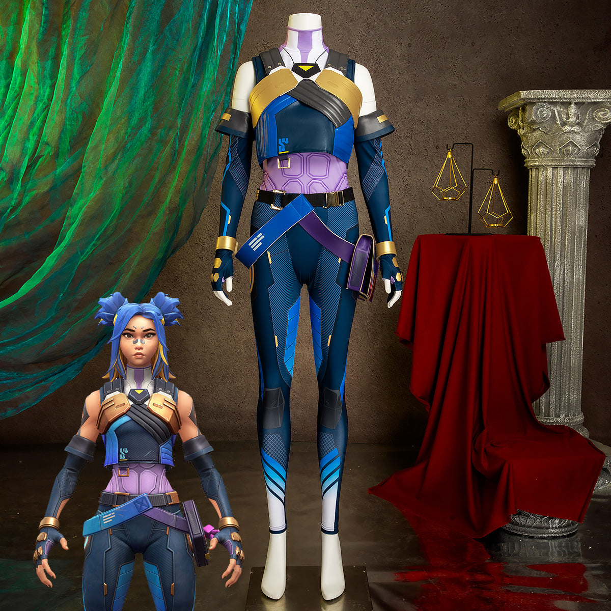 Valorant Neon Premium Edition Cosplay Costume Costume - Tophatter Daily Deals