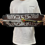 Arya Stark Catspaw Dagger 1:1 Replica With Display Plate Dagger & Plate - Tophatter Daily Deals
