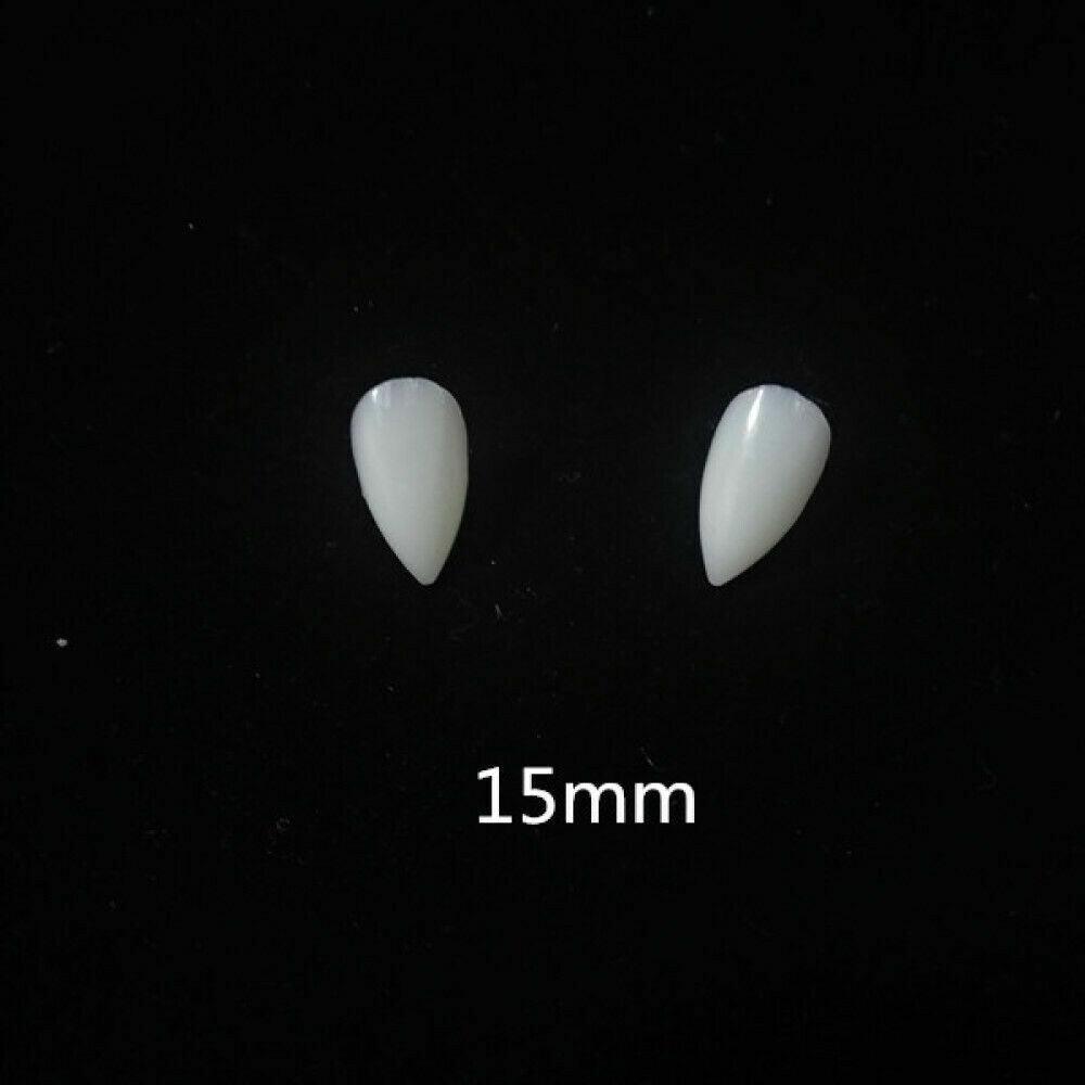 Vampire Teeth Caps - 15mm Halloween Cosplay Denture Vampire Teeth Festive & Franchise - Tophatter Daily Deals