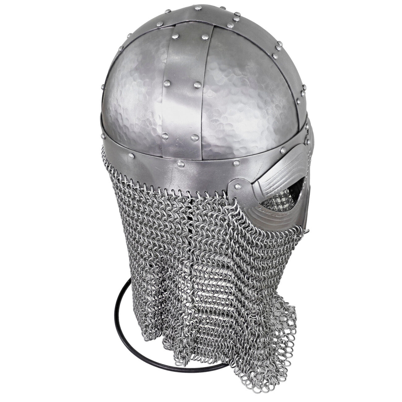 Vandals Wrath Forged Steel Gothic Helmet with Chainmail Defense historical period - Tophatter Daily Deals