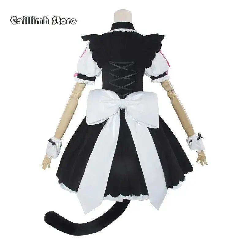 Vanilla Cosplay Costume In Stock Maid Dress Maid Outfit NEKOPARA Chocola Vanilla OVA Maid Game Uniform Cat Neko Girl Women - Tophatter Daily Deals
