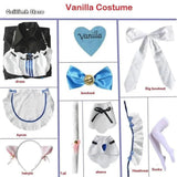 Vanilla Cosplay Costume In Stock Maid Dress Maid Outfit NEKOPARA Chocola Vanilla OVA Maid Game Uniform Cat Neko Girl Women - Tophatter Daily Deals