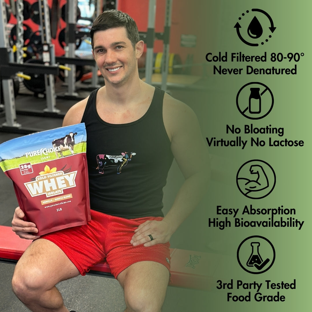 Whey Protein Isolate with Organic Vanilla Health & Wellness - Tophatter Daily Deals