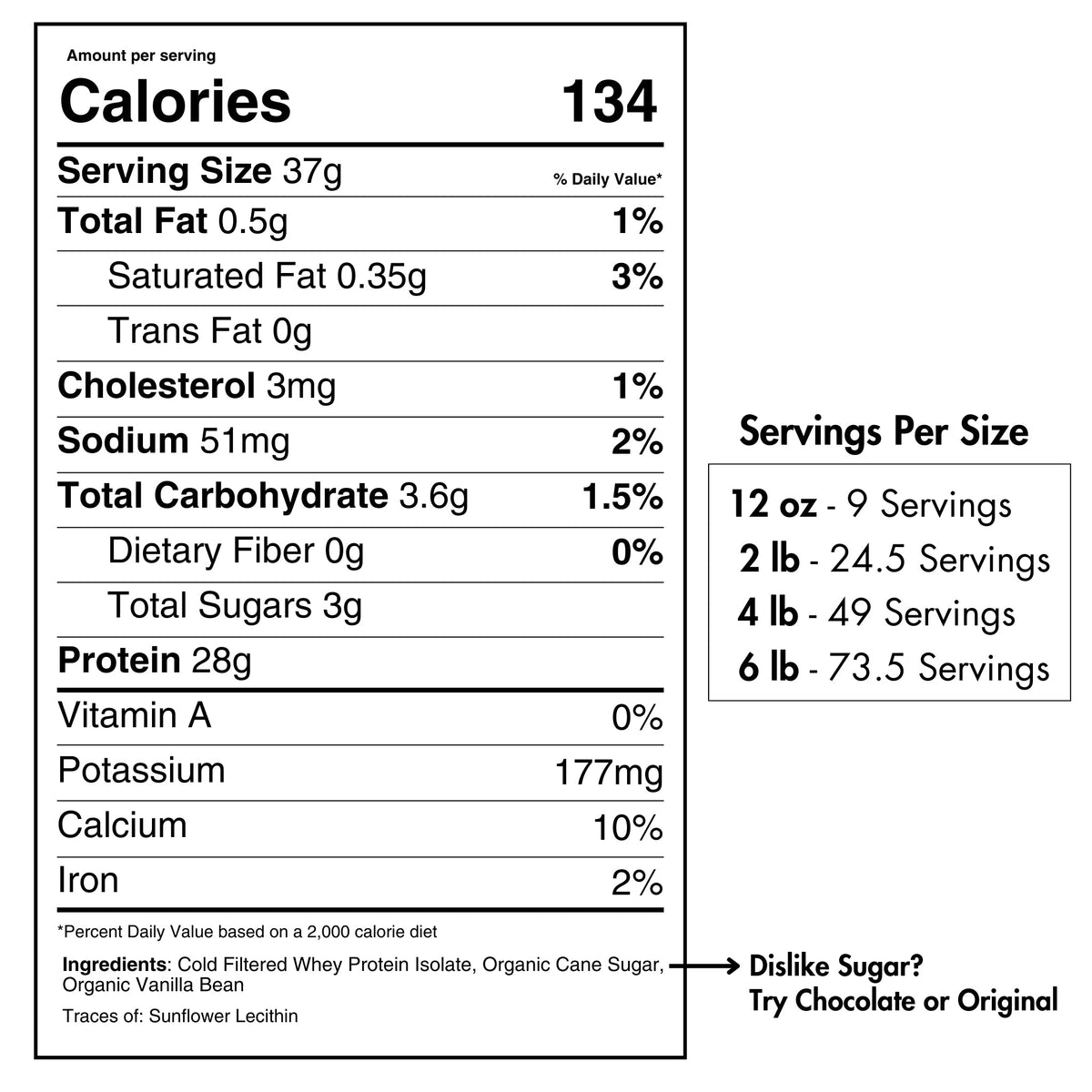 Whey Protein Isolate with Organic Vanilla Health & Wellness - Tophatter Daily Deals