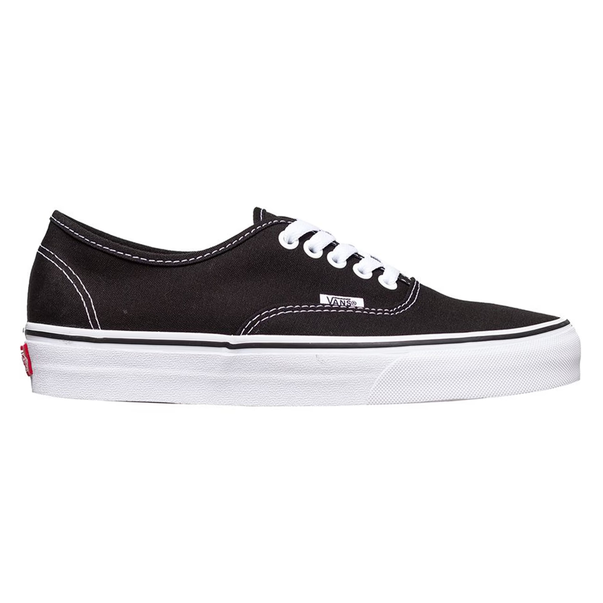 Vans Authentic Unisex Sneakers Black Footwear - Tophatter Daily Deals