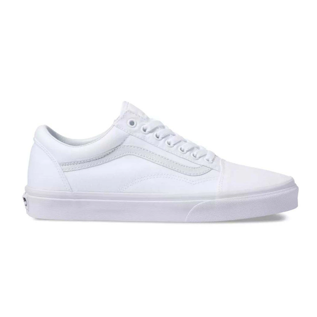 Vans Old Skool Unisex Sneakers White Footwear - Tophatter Daily Deals