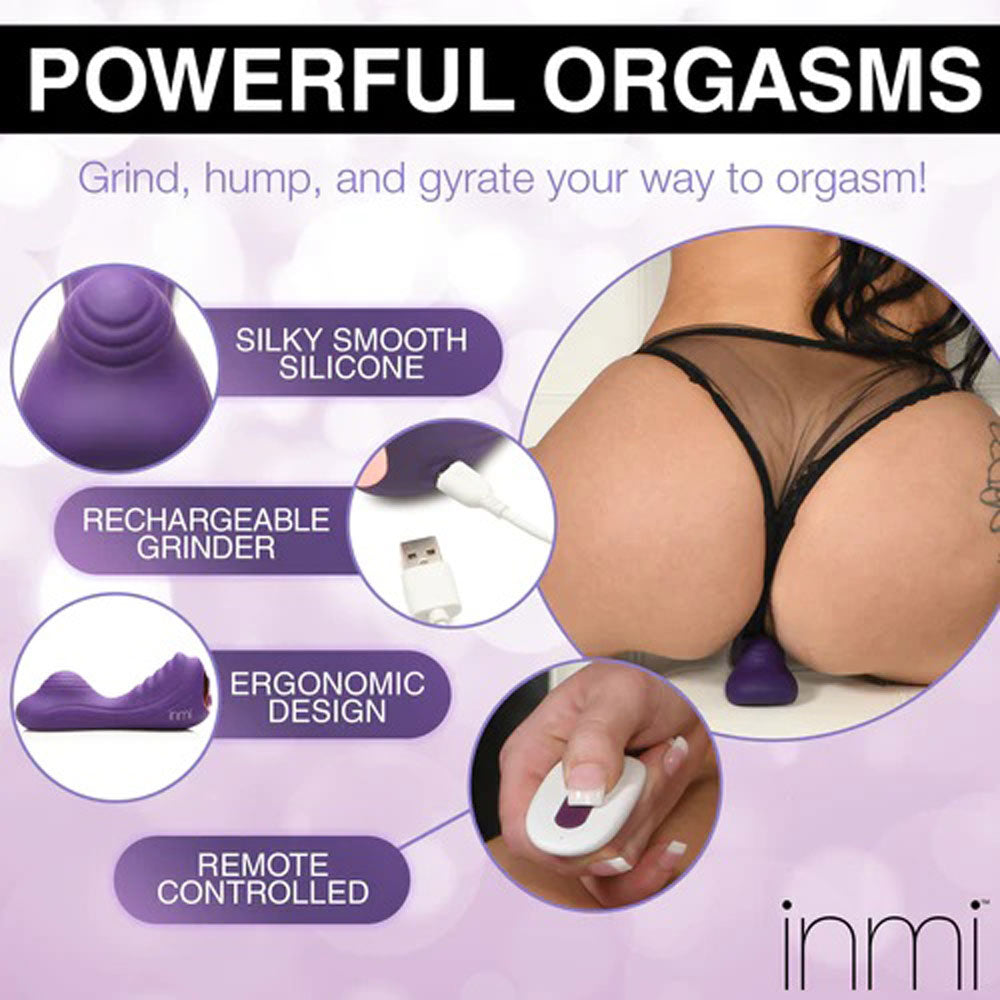 Purple Silicone Vibrating Grinder with Remote Control > Vibrators > Vibrating Pads - Tophatter Daily Deals