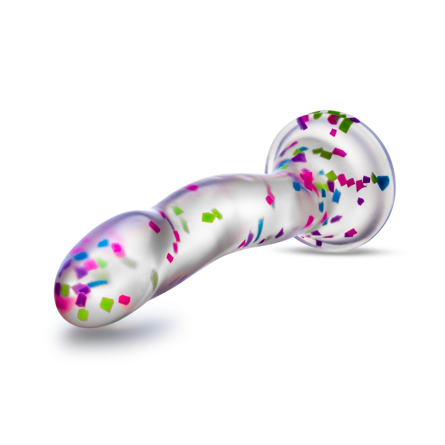 Hanky Panky Confetti Filled Clear 7.5" Dildo Glow in the Dark > Dildos > Realistic Dildos - Tophatter Daily Deals
