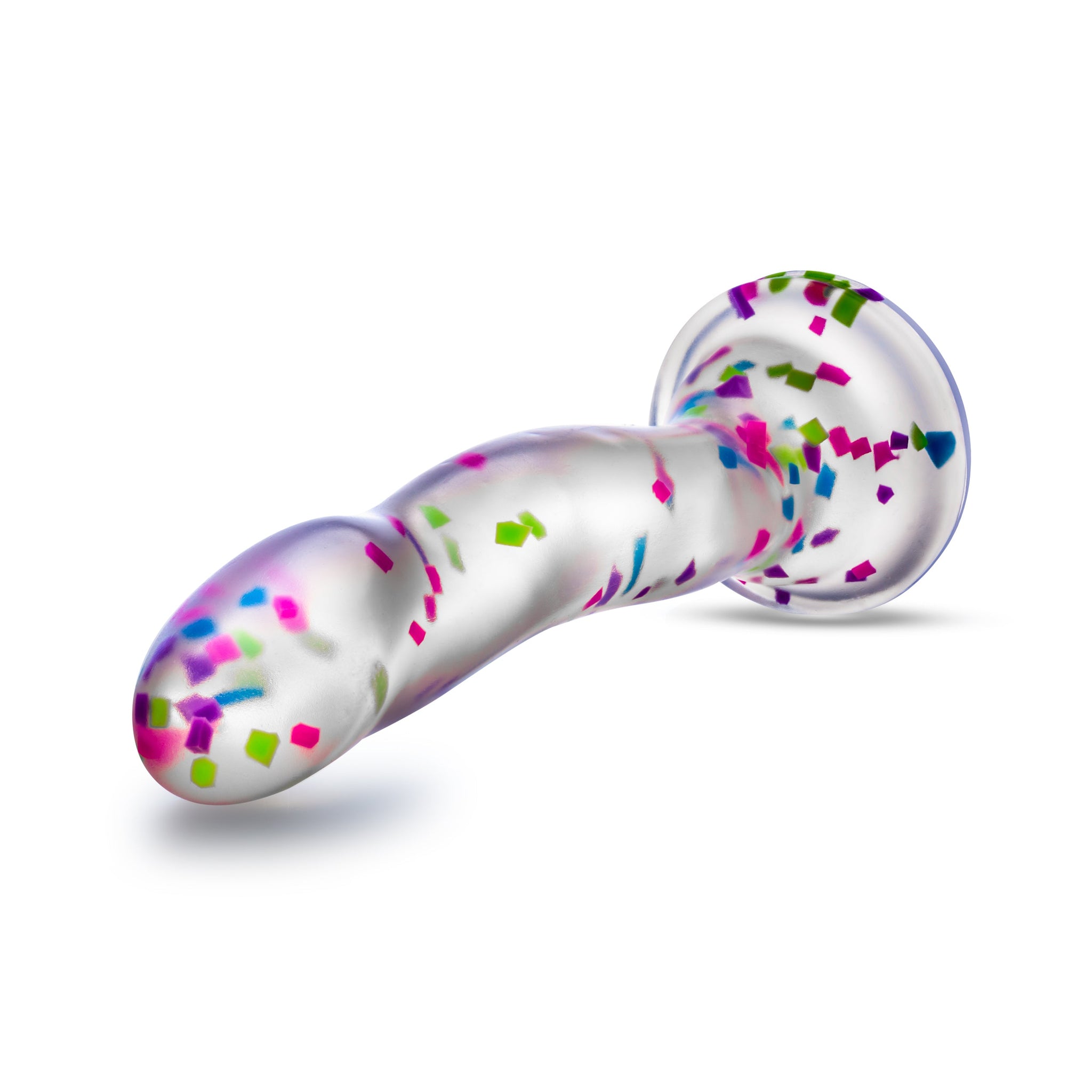 Hanky Panky Confetti Filled Clear 7.5" Dildo Glow in the Dark > Dildos > Realistic Dildos - Tophatter Daily Deals