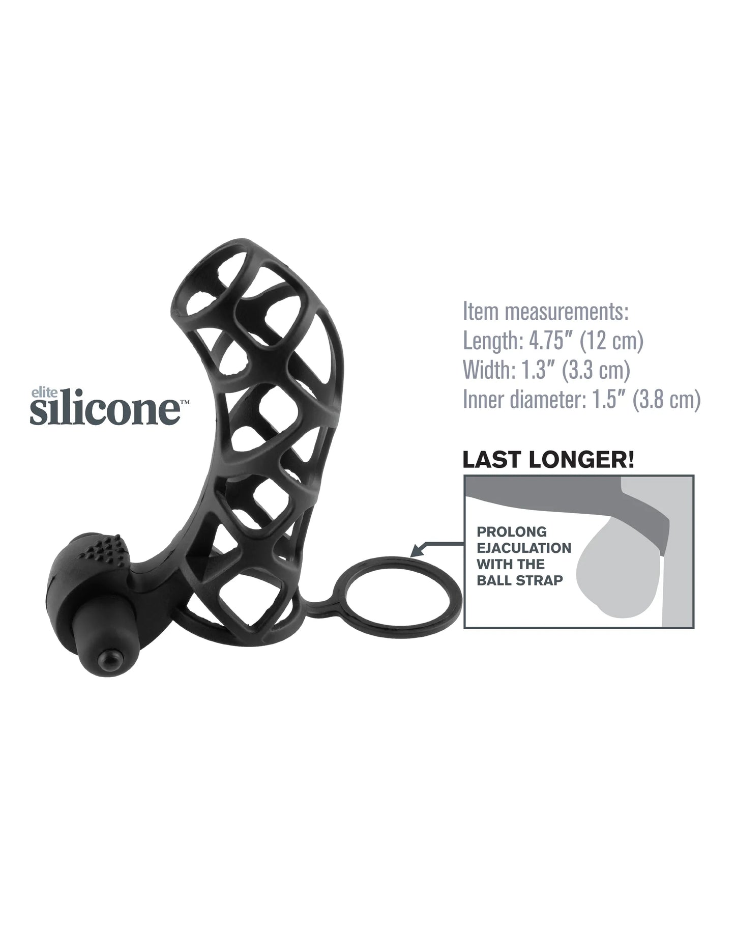 Fantasy X-Tensions Extreme Silicone Power Cage – Silicone Cock Cage > Sex Toys For Men > Penis Sleeves - Tophatter Daily Deals