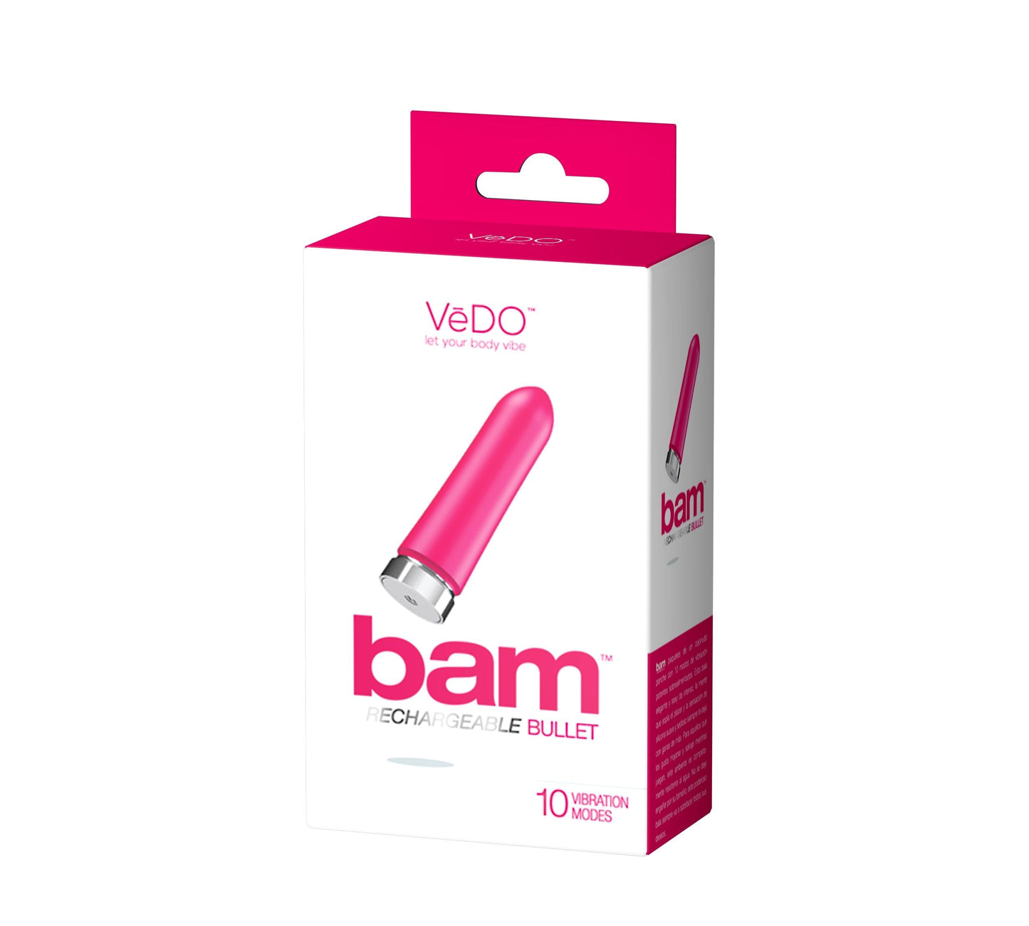 VeDO Bam Bullet Vibrator With 10 Vibration Modes > Vibrators > Mini Vibrators - Tophatter Daily Deals