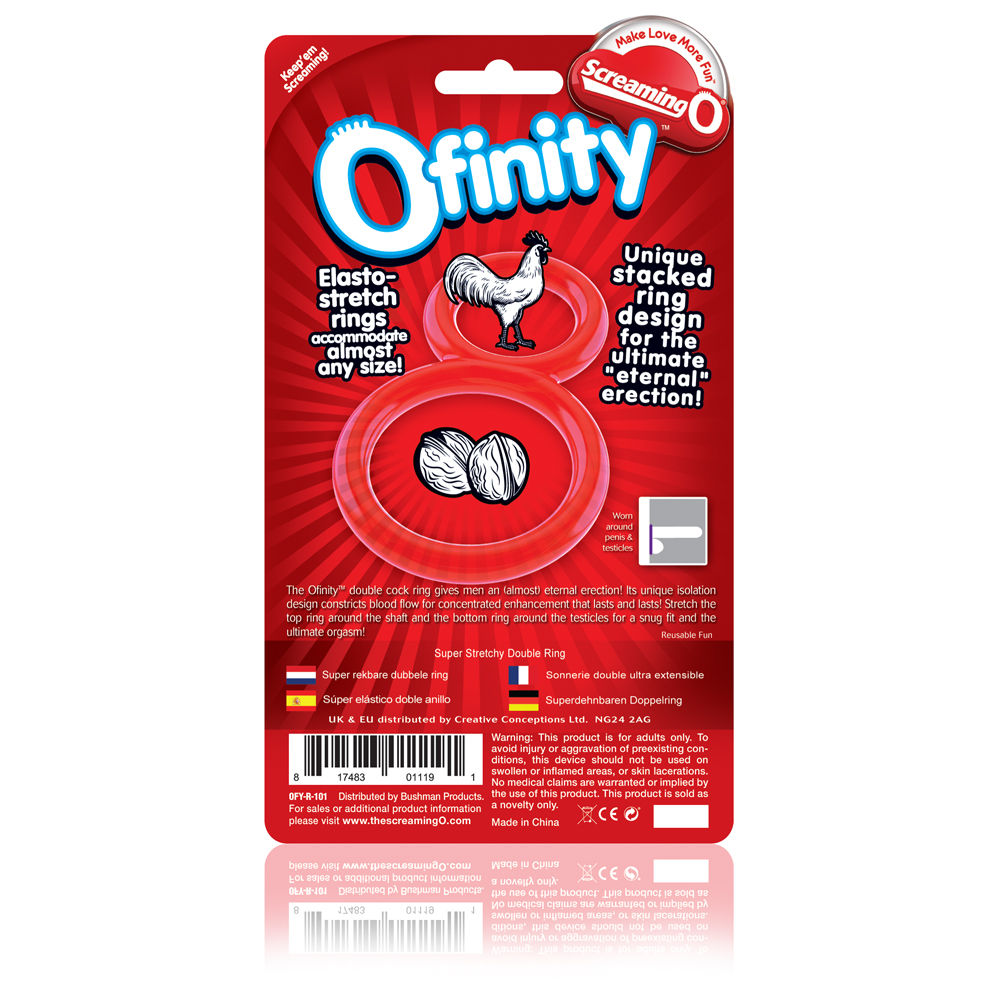 Ofinity Double Erection Ring > Cock Ring > Single - Tophatter Daily Deals