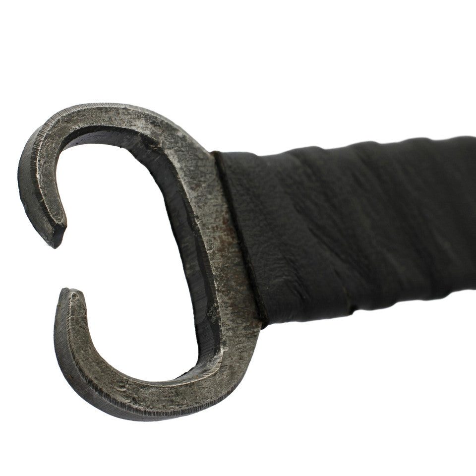 Veil of Shadows Full Tang Dual Tone Dagger with Black Leather Wrapped Handle Dagger - Tophatter Daily Deals