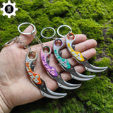Metal Velocity Karambit Tiny Keychain Pendant 4 In 1 Pack - Tophatter Daily Deals