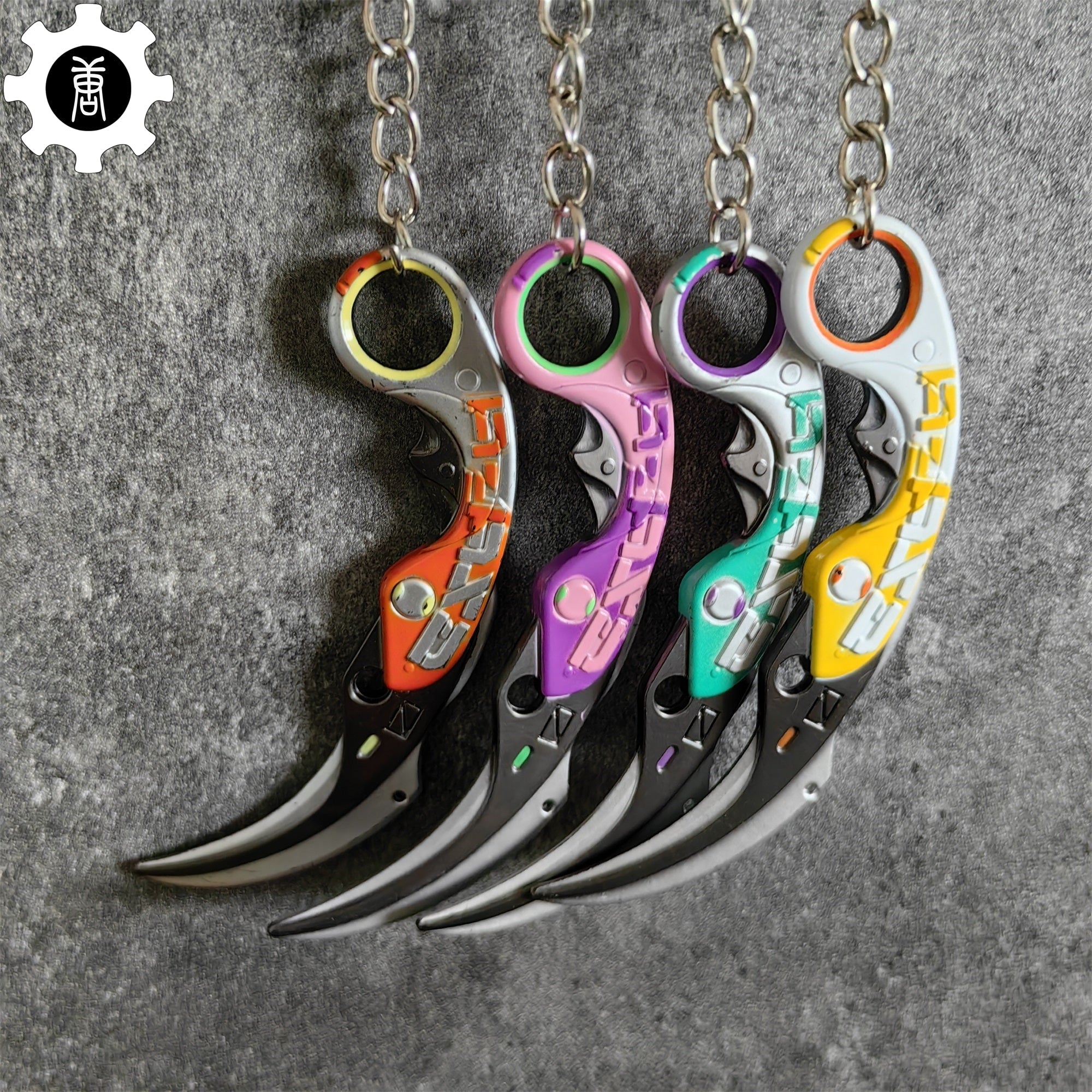 Metal Velocity Karambit Tiny Keychain Pendant - Tophatter Daily Deals