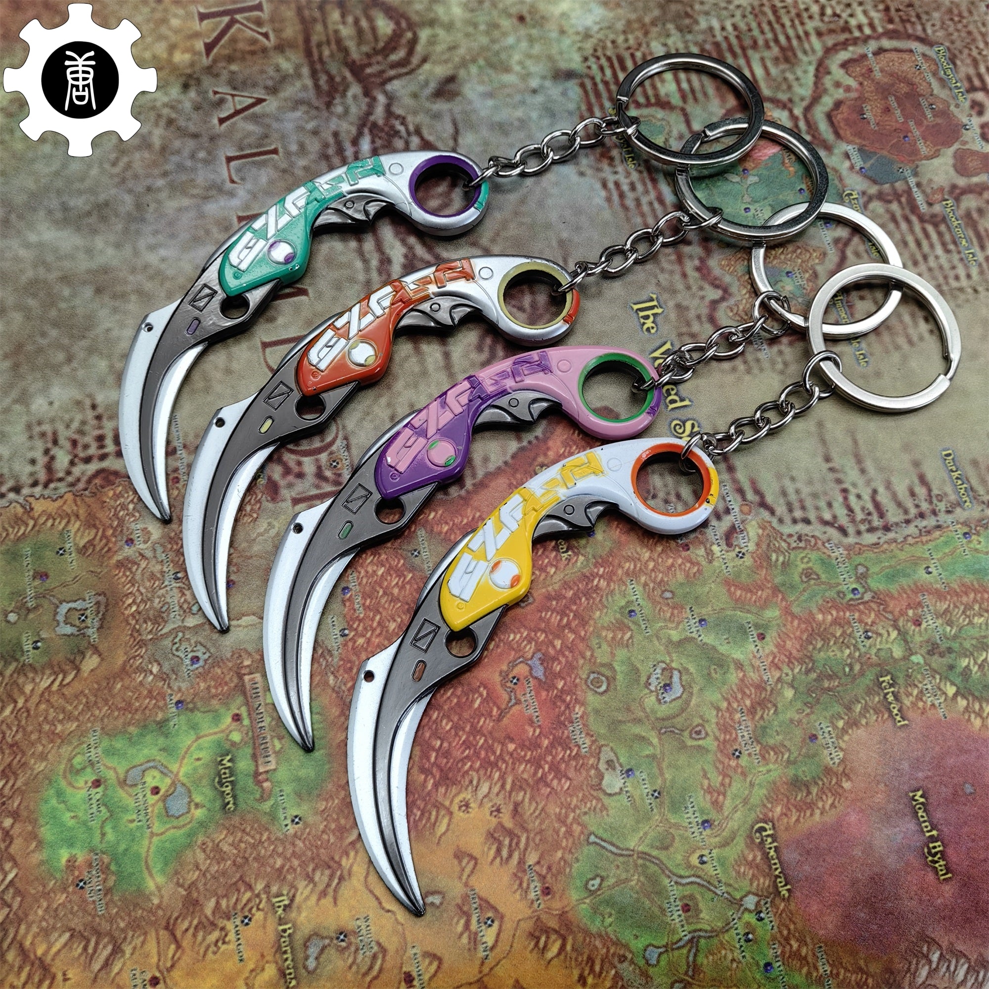 Metal Velocity Karambit Tiny Keychain Pendant - Tophatter Daily Deals