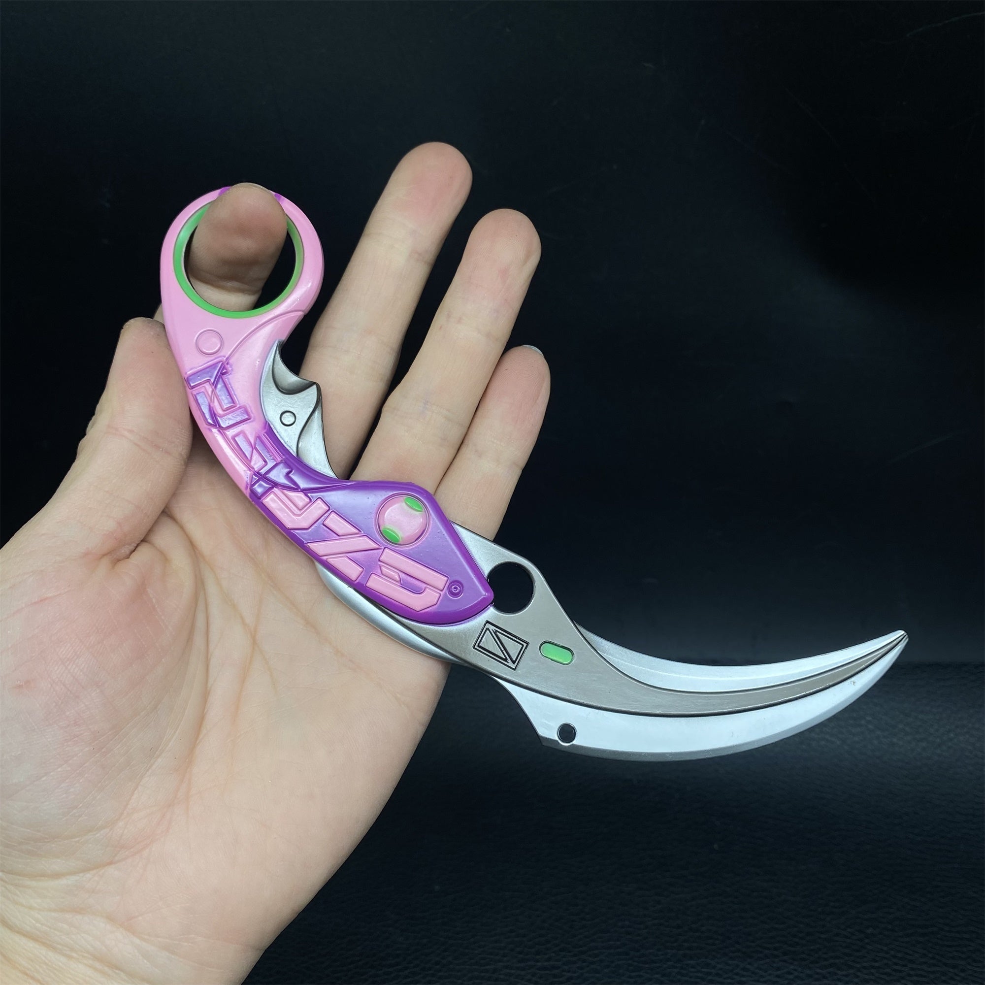 Metal Velocity Karambit Replica Blunt Blade Purple - Tophatter Daily Deals