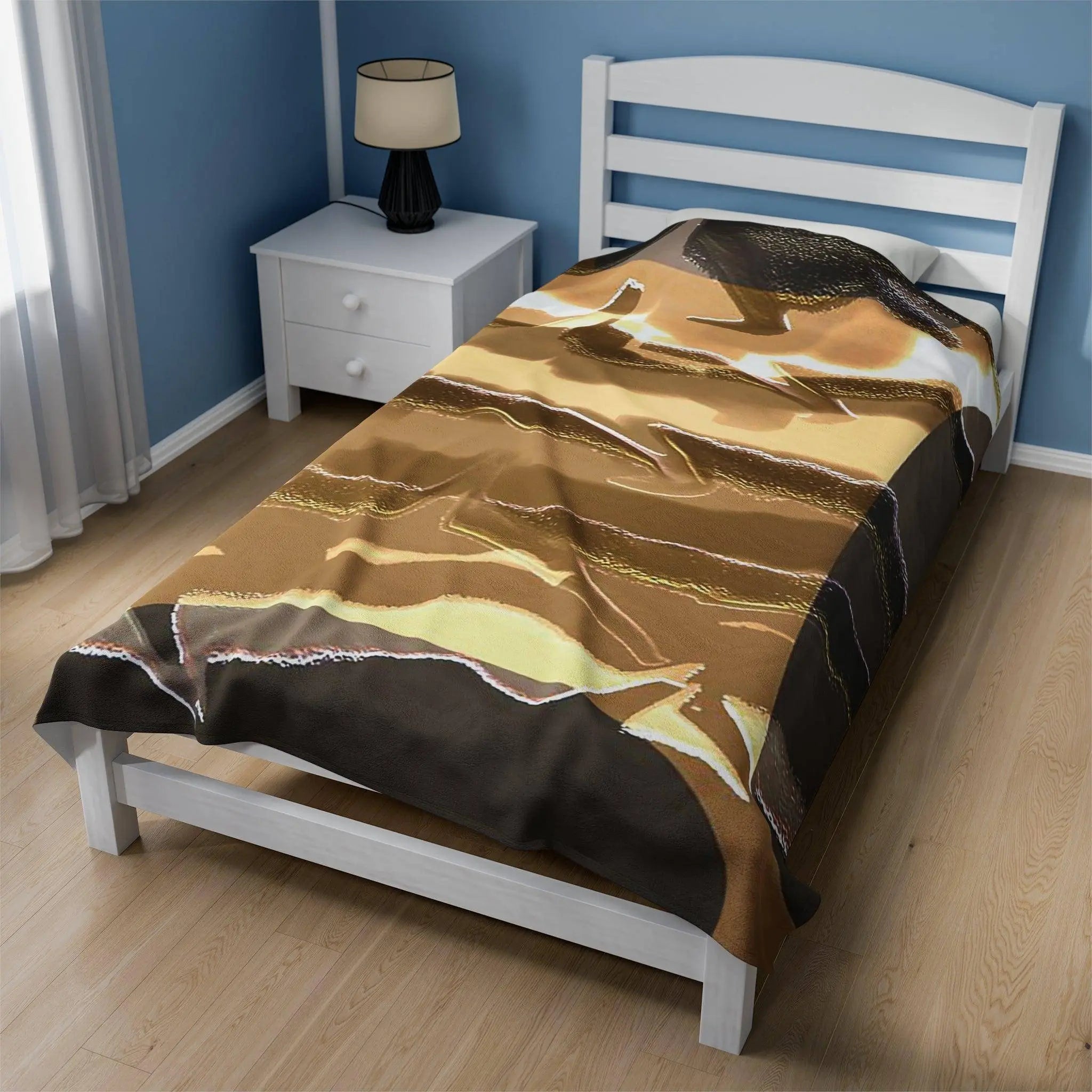 Velveteen Plush Blanket All Over Prints - Tophatter Daily Deals