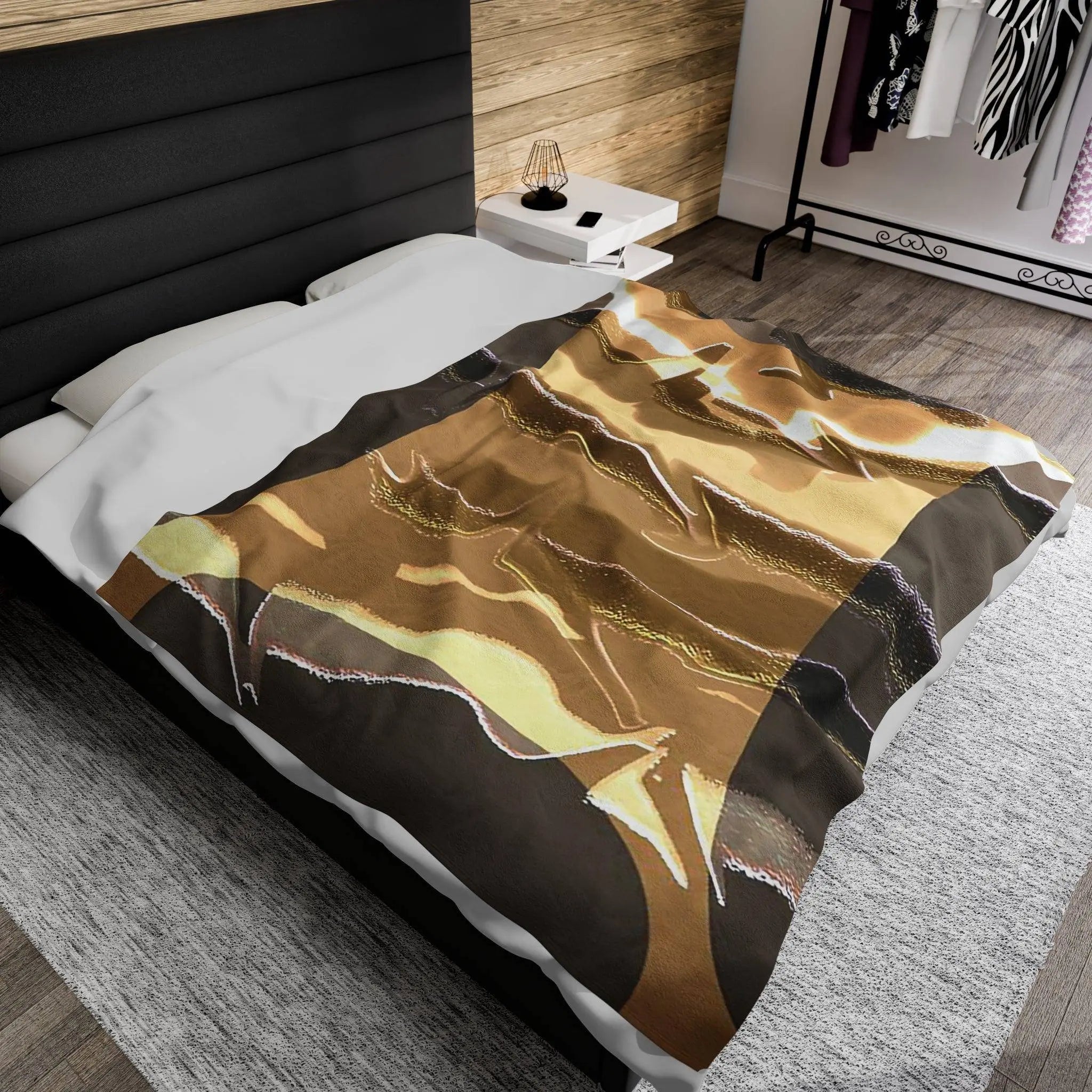 Velveteen Plush Blanket All Over Prints - Tophatter Daily Deals