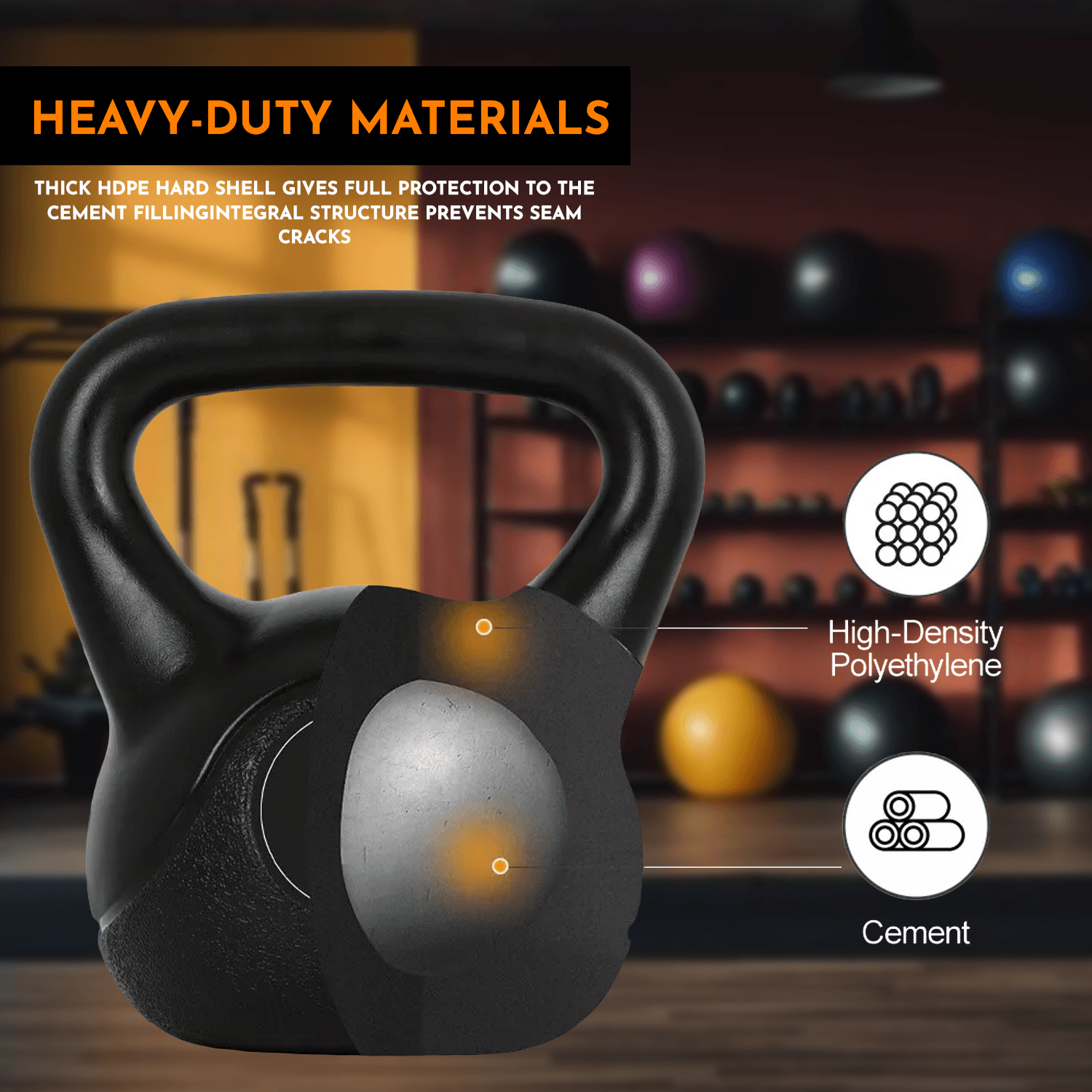 Cast Iron Kettlebell Set – Weight Set for Home Gym (6KG to 16KG) Exercise & Fitness - Tophatter Daily Deals