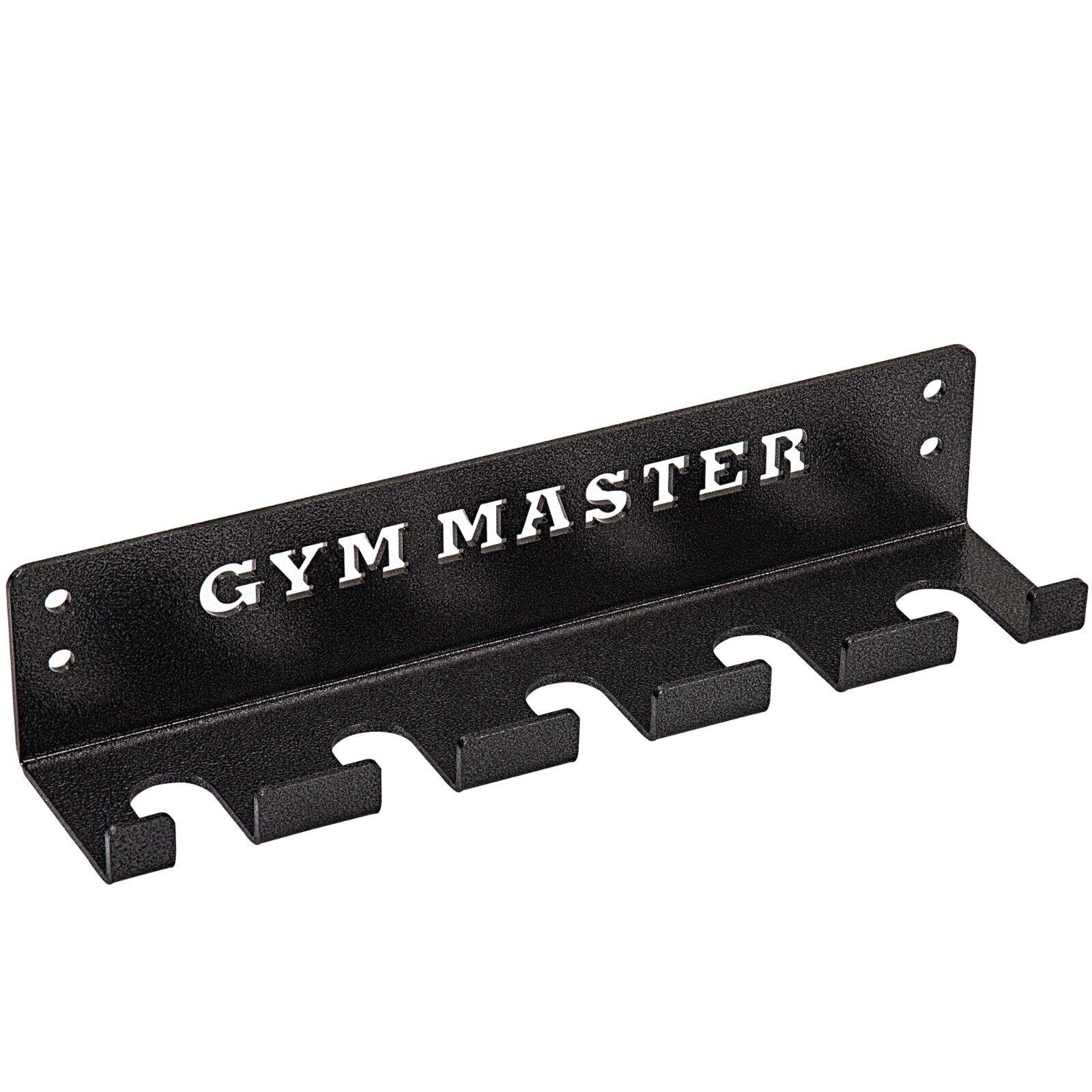 Barbell Storage Racks - Vertical Wall Mount Barbell Bracket Rack Weight Lifting Bar Holder 5 Bar Storage Rack Exercise & Fitness - Tophatter Daily Deals