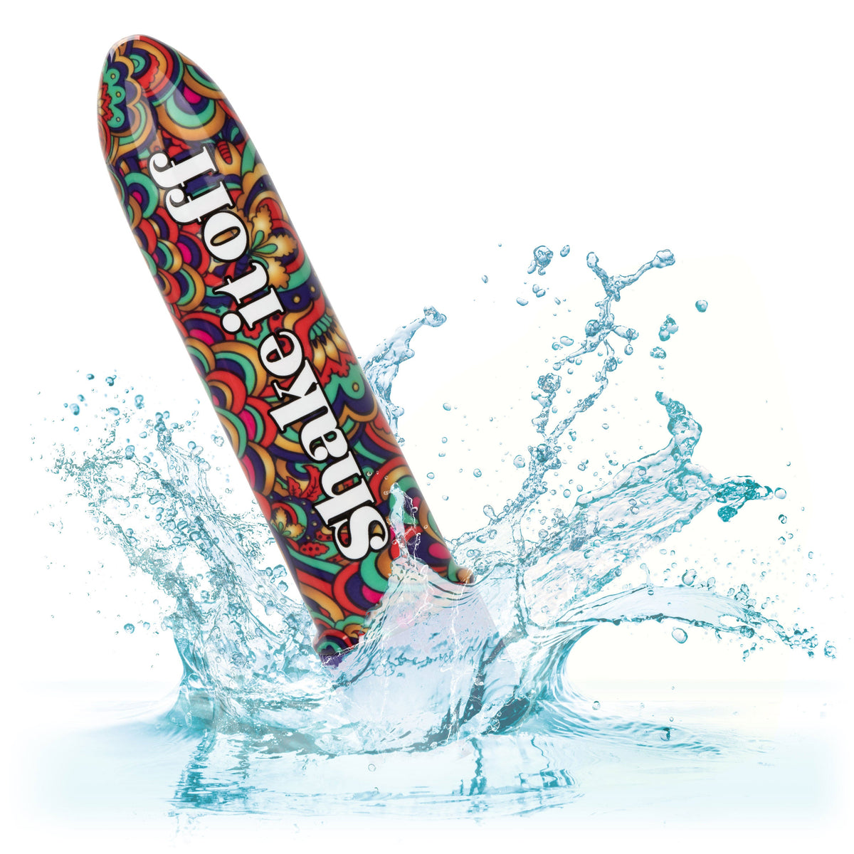 Naughty Bits Shake It Off Powerful Mini Vibrator 4.25 Inch Waterproof Colorful Design > Vibrators > Standard Vibrators - Tophatter Daily Deals