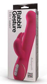 Vibe Couture Rabbit Gesture Pink - Rabbit Vibrator > Vibrators > Ladies > Rabbit - Tophatter Daily Deals