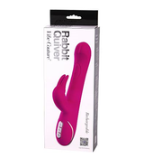 Vibe Couture Rabbit Quiver Pink Dual-Layer Silicone Waterproof Vibrator > Vibrators > Ladies > Rabbit - Tophatter Daily Deals