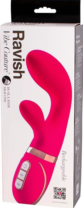 Vibe Couture Ravish Pink Vibrator > Vibrators > Ladies > Rabbit Multi - Tophatter Daily Deals